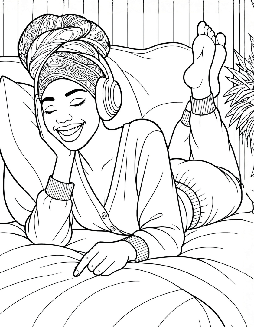 Rest, Reset & Glow:   Self-Care Coloring Book Vol. 1