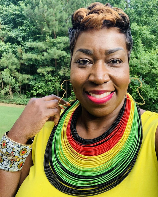 Aziza Tribal Bib (Ghana)