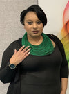 Aziza Tribal Bib (Green)